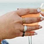 My forever love adjustable ring stack for plus size fingers- Divine Me Essentials - Adjustable Ring