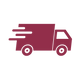 Truck icon symbolizing fast and reliable shipping from Divine Me Essentials, ensuring quick delivery and trusted service.