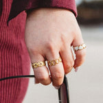Eternal hearts adjustable ring - Divine Me Essentials - Ring