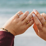 Harmonic shapes adjustable ring - Divine Me Essentials - Ring