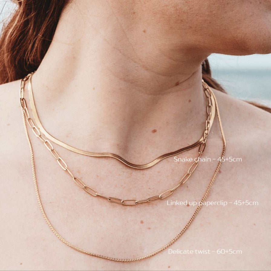 Linked up paperclip necklace - Divine Me Essentials - Necklace